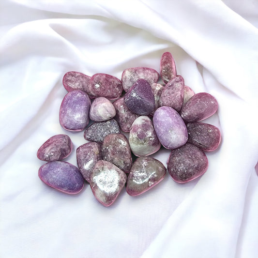 Lepidolite tumble crystal for emotional healing and stress relief | Buy Lepidolite crystals online Australia