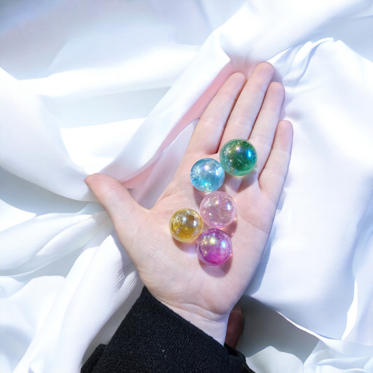 Large Aura Sphere Crystal | Energy Healing & Spiritual Clarity Stone