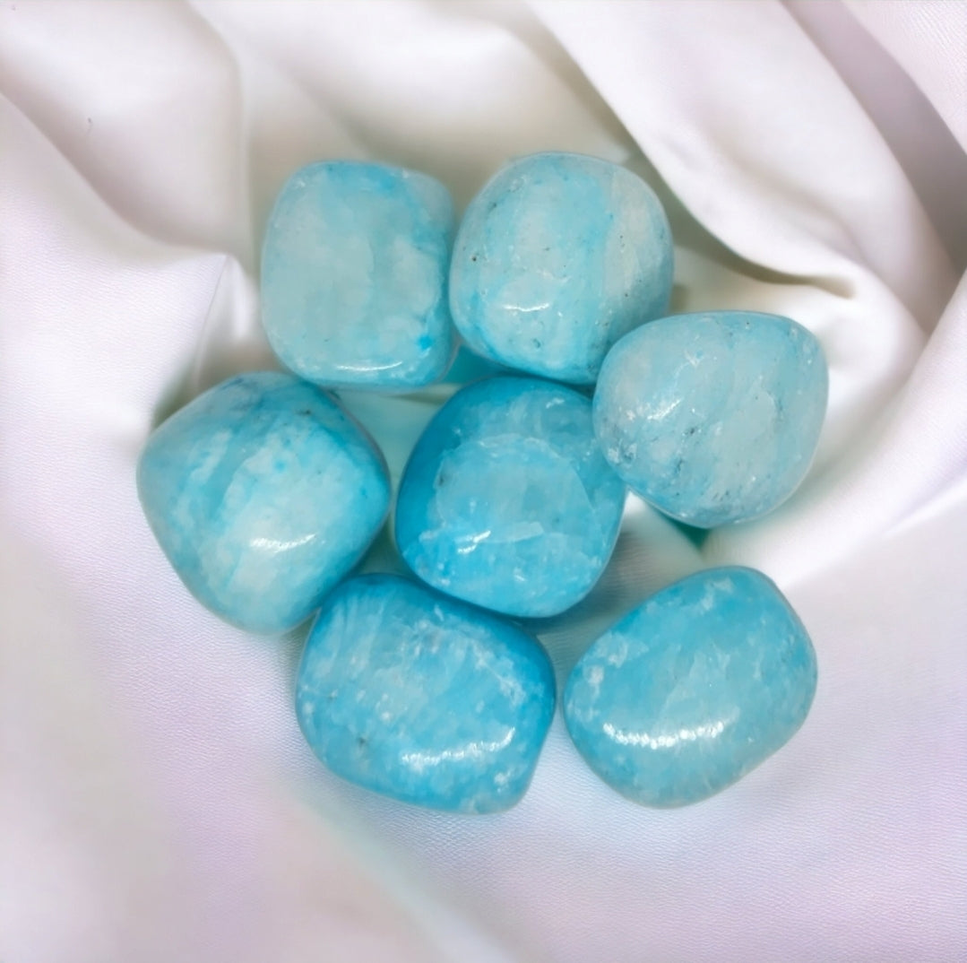 Blue Aragonite Tumble – Buy Blue Aragonite Crystal Online in Australia for Emotional Healing