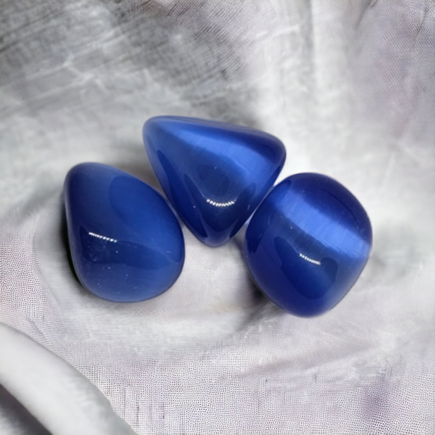 Blue Cat's Eye Tumble – Purchase Blue Cat's Eye Stone Online Australia for Insight and Intuition