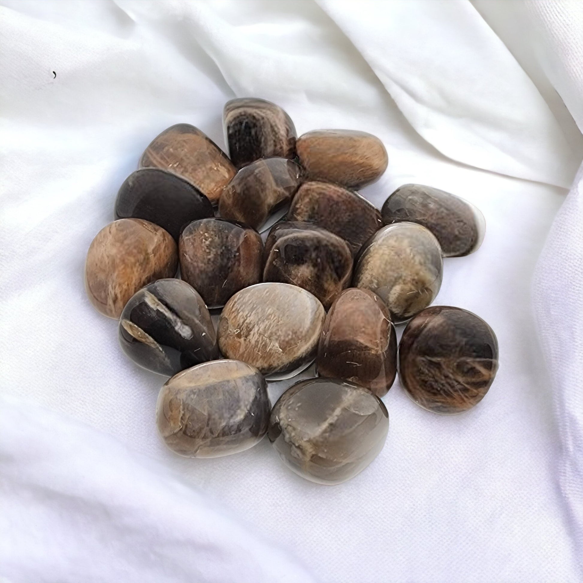 Black Moonstone Tumble – Buy Black Moonstone Crystal Online in Australia for New Beginnings.