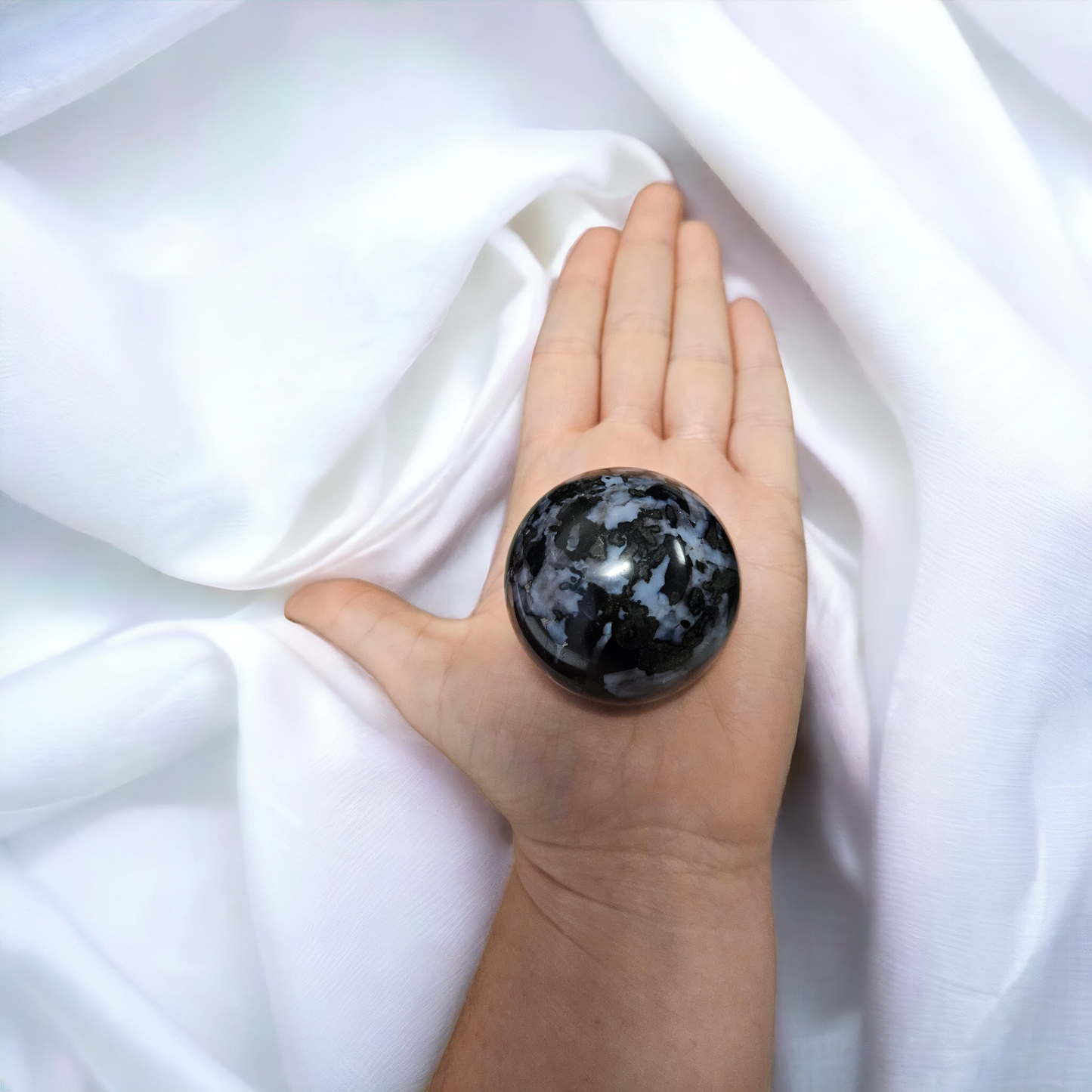 Indigo Gabbro Mystic Merlin Sphere | Unlock Spiritual Insights and Inner Transformation