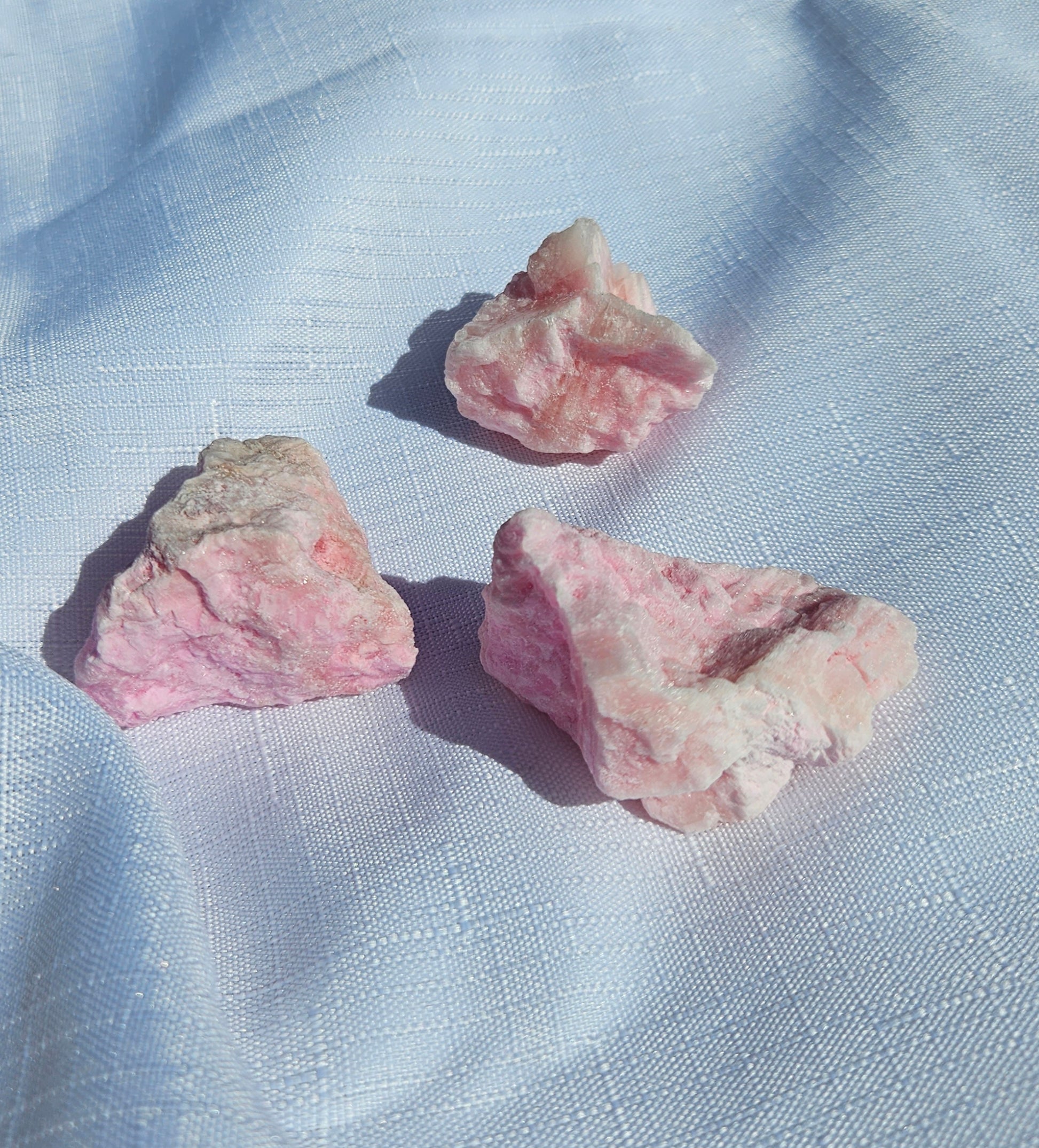Pink Aragonite Raw Chunks | Calming Energy for Emotional Healing and Balance