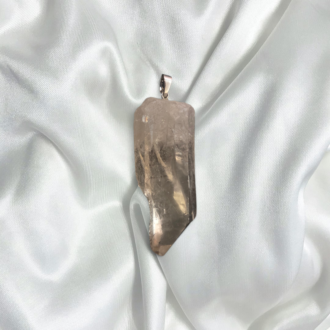 Chunky Clear Quartz Point Pendant