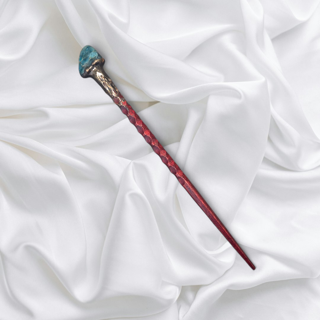 Apatite Crystal Healing Wand