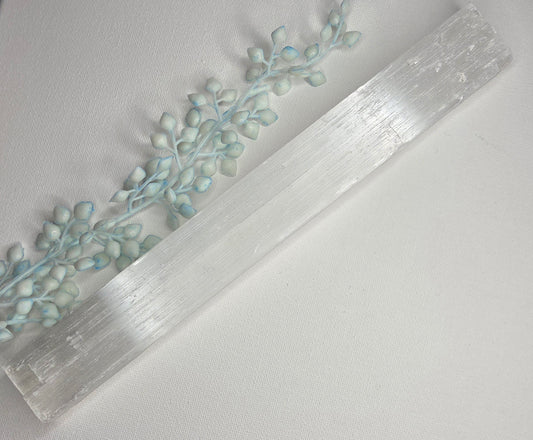 Selenite Rod Crystal for Energy Cleansing and Chakra Healing | Clear Gemstone for Purity and Spirituality
