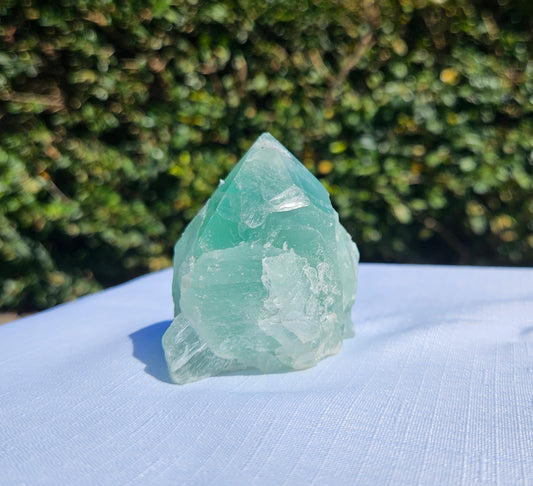 Fluorite green crystal sold at Mind Soul Sync crystal shop in Sydney.