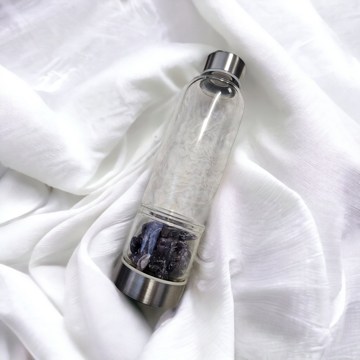 Amethyst Chip | Glass Bottle