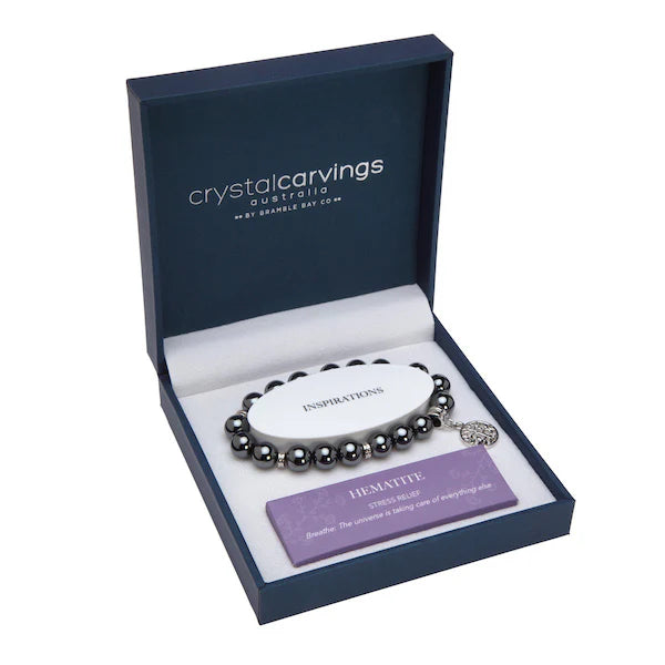 hematite crystal bracelet in australia.
