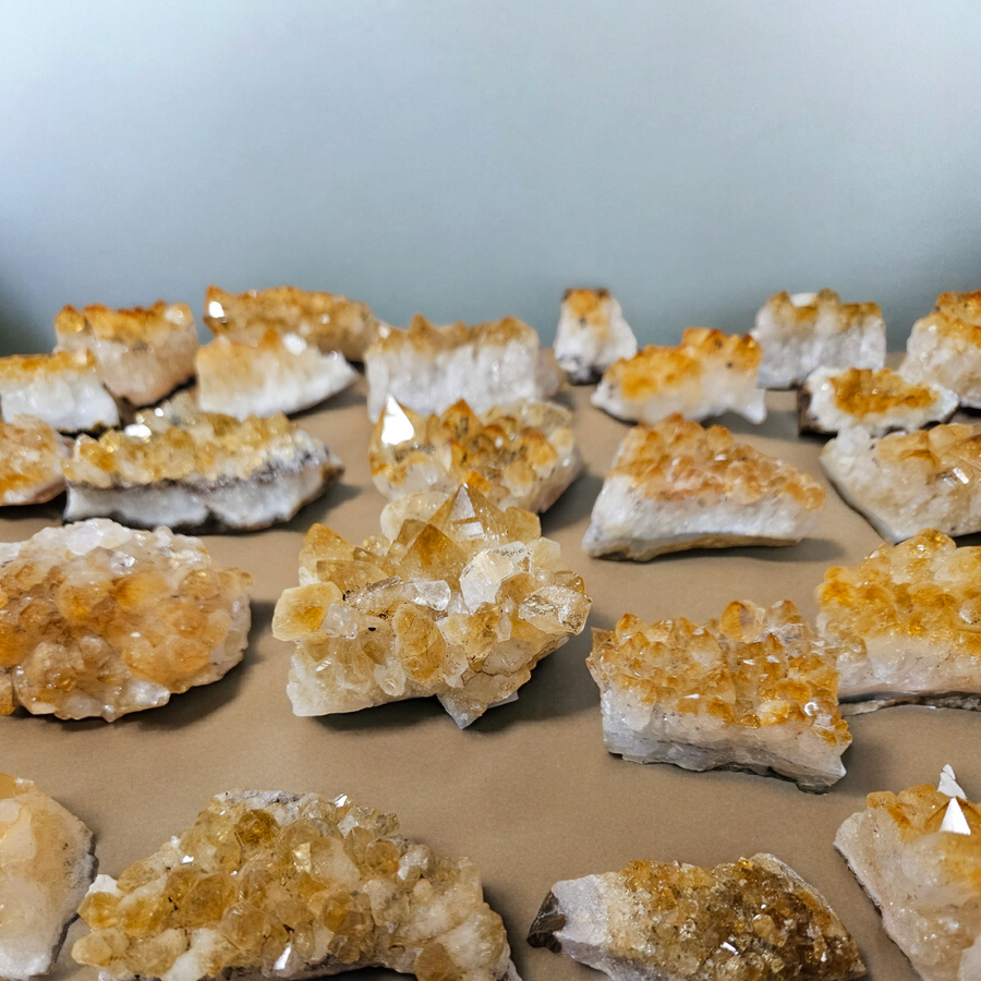 Citrine Cluster | Natural Crystal for Abundance, Prosperity, and Positive Energy

