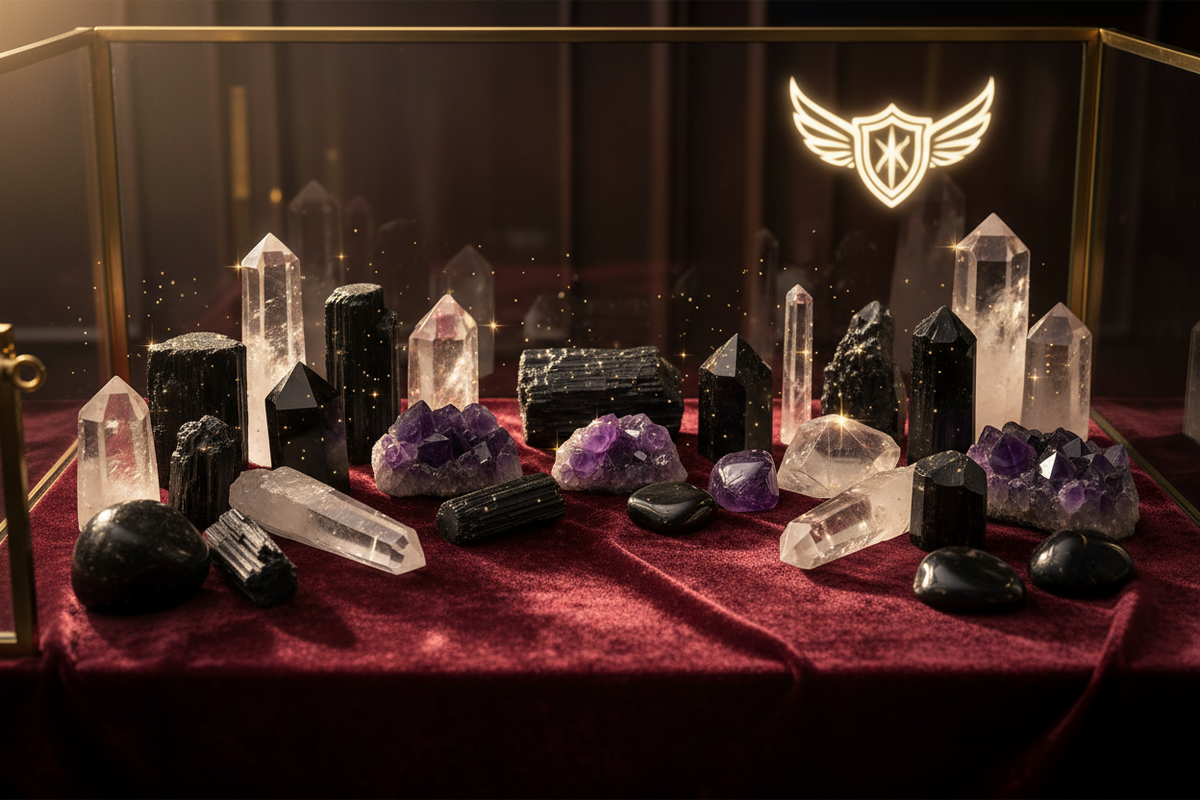 Crystals for protection