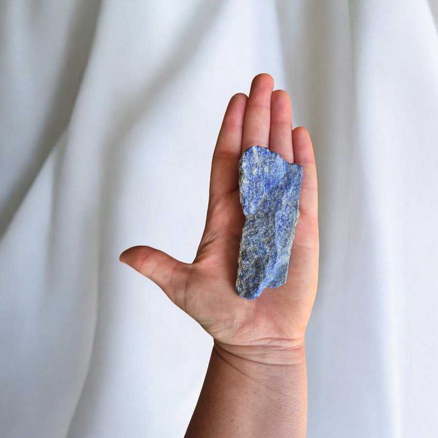 Raw Lapis Lazuli Stone | Natural Blue Crystal for Enhancing Wisdom, Intuition, and Spiritual Awareness

