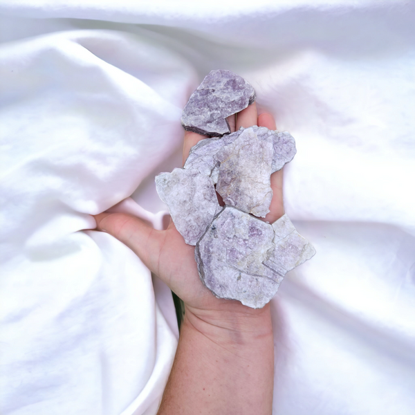  Lepidolite A Grade Slabs | Natural Crystal for Stress Relief and Emotional Healing