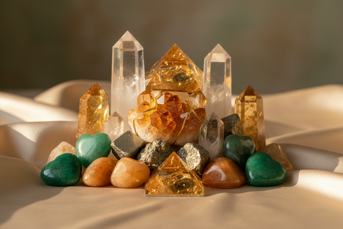 Crystals for manifesting