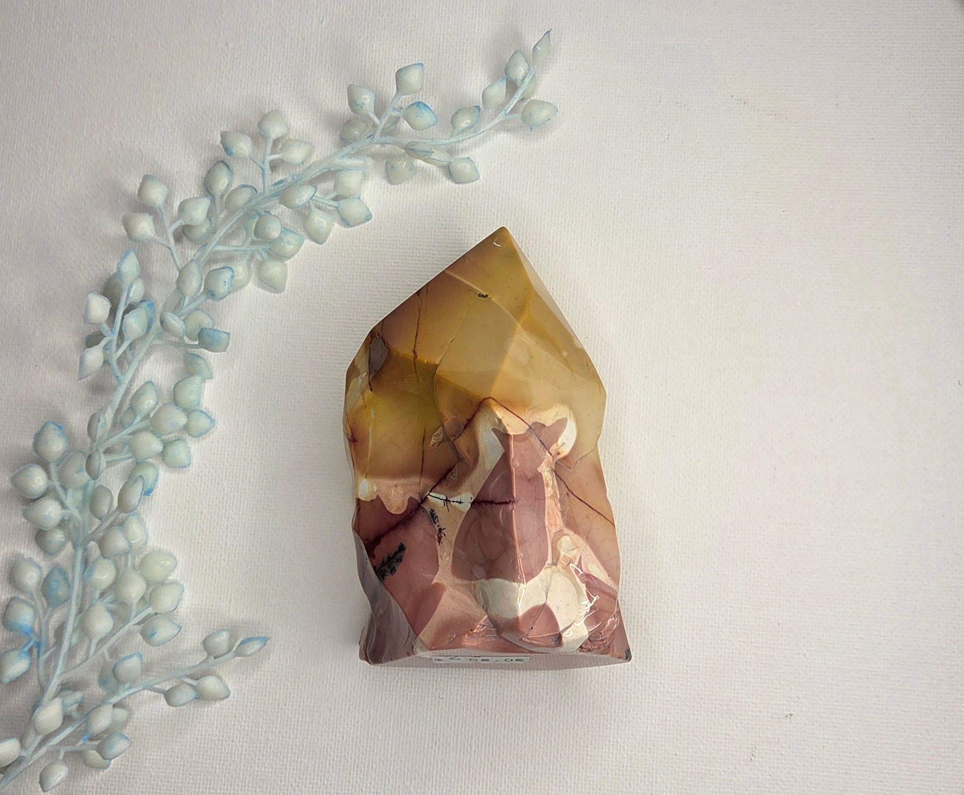 Mookaite basecut point crystal shop