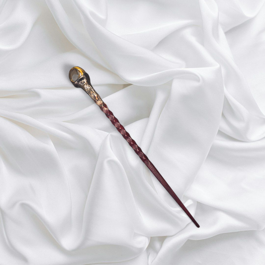 Tiger Eye Crystal Healing Wand