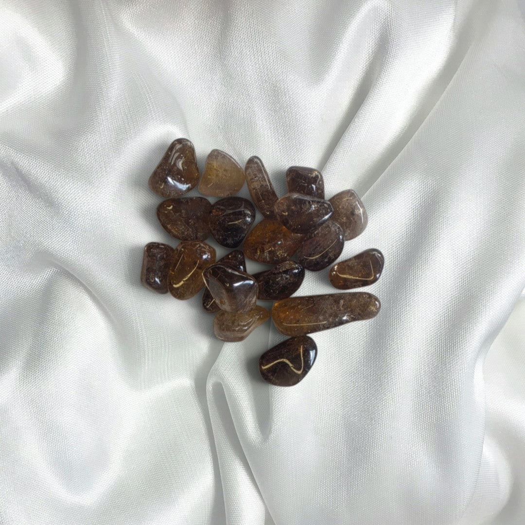 Natural Dark Citrine Tumble