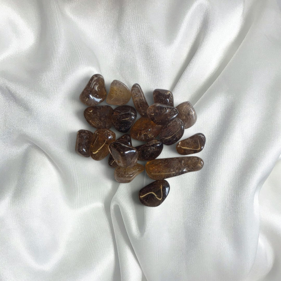 Natural Dark Citrine Tumble