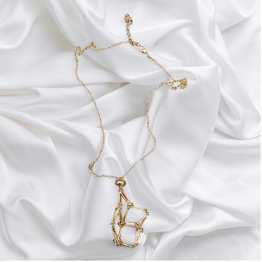 Tumble Cage- Gold