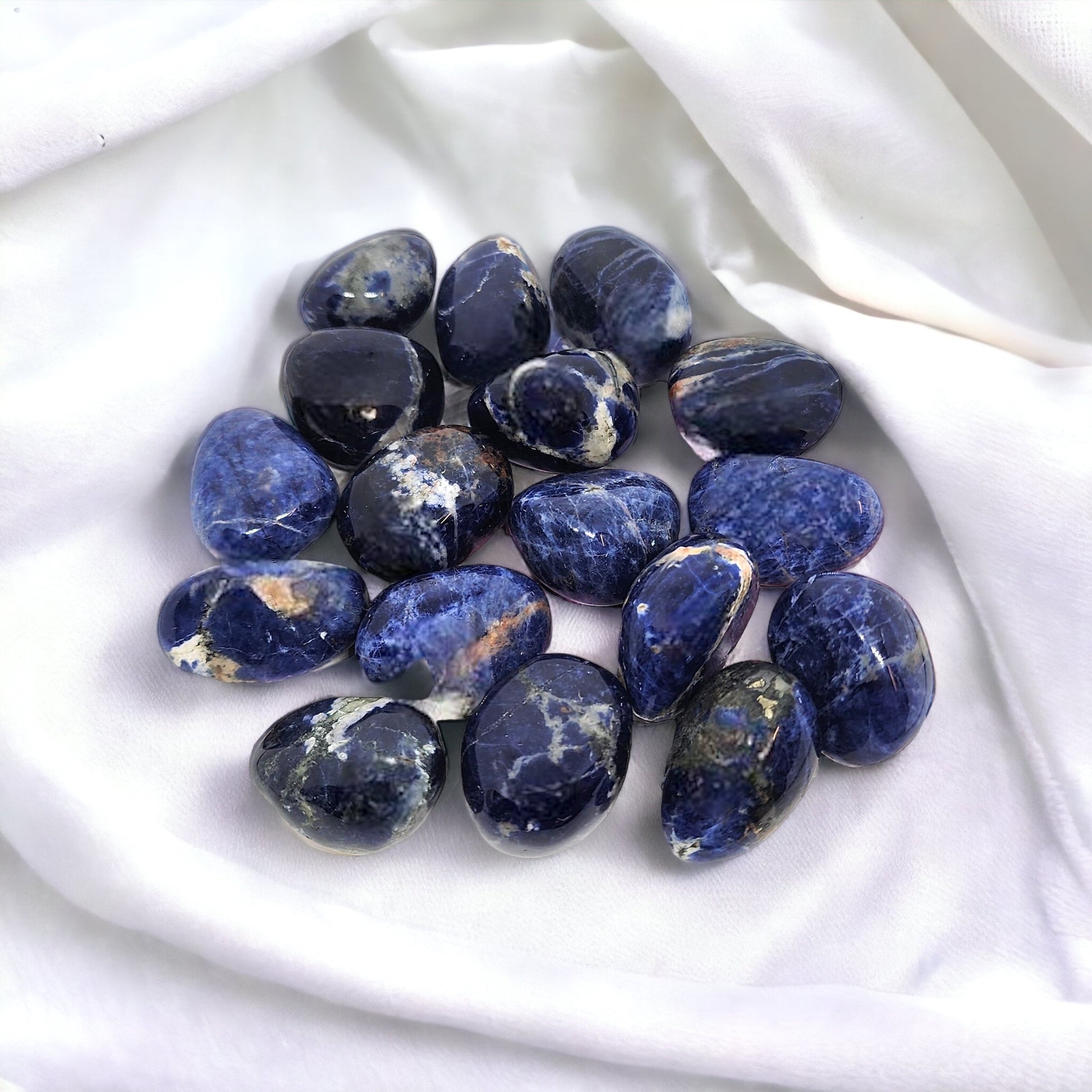 Sodalite Crystal Tumble – Buy Sodalite Stone Online in Australia for Mental Clarity and Intuition