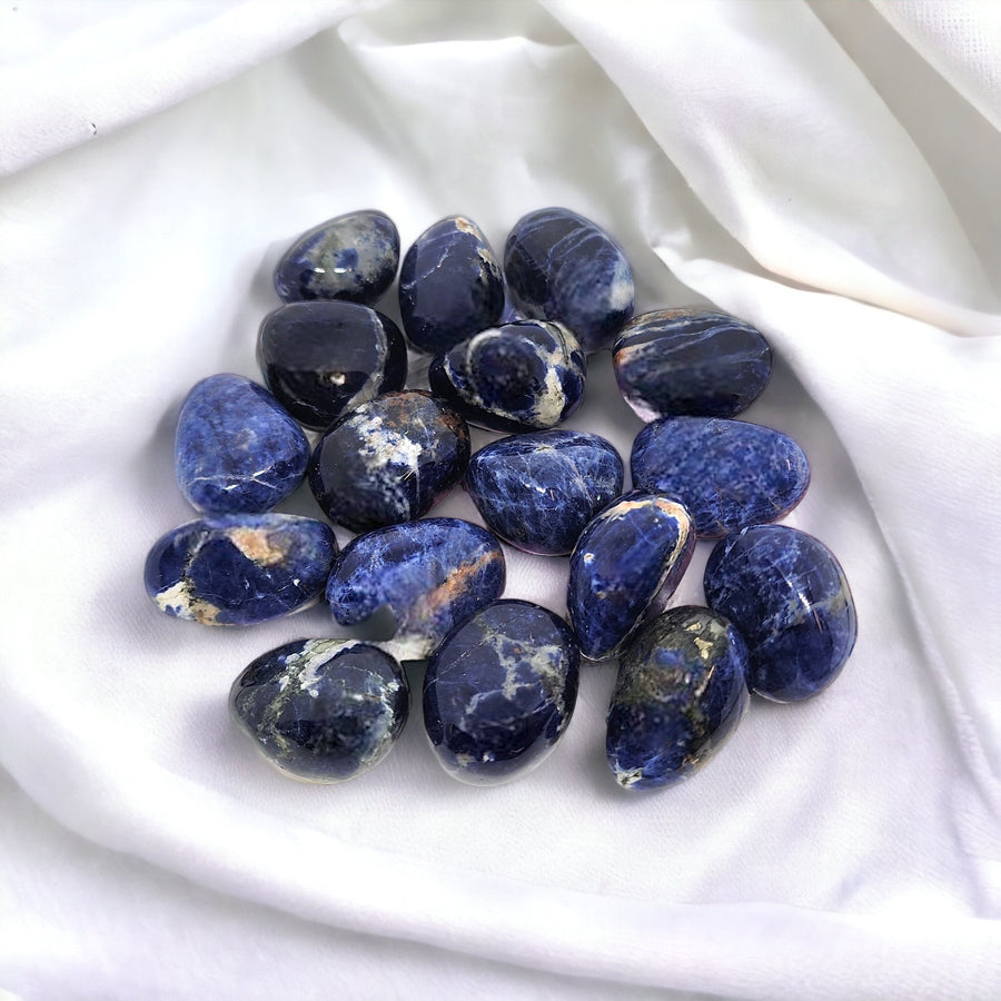 Sodalite Crystal Tumble – Buy Sodalite Stone Online in Australia for Mental Clarity and Intuition
