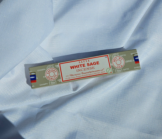 White Sage Incense Satya | Purify Your Space with Calming Aromatherapy