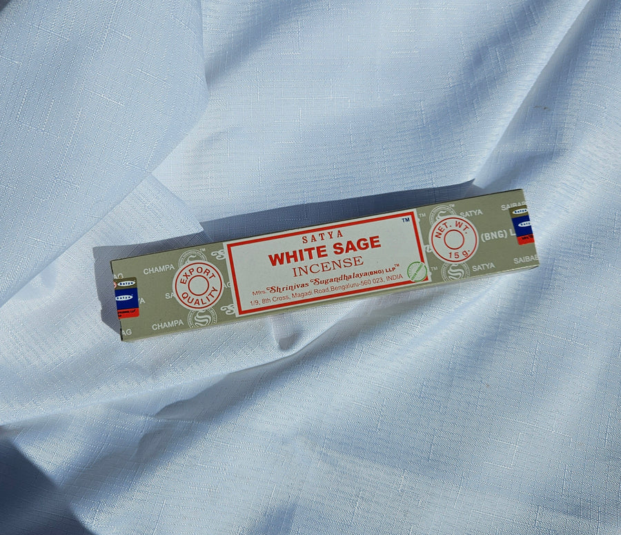 White Sage Incense Satya | Purify Your Space with Calming Aromatherapy