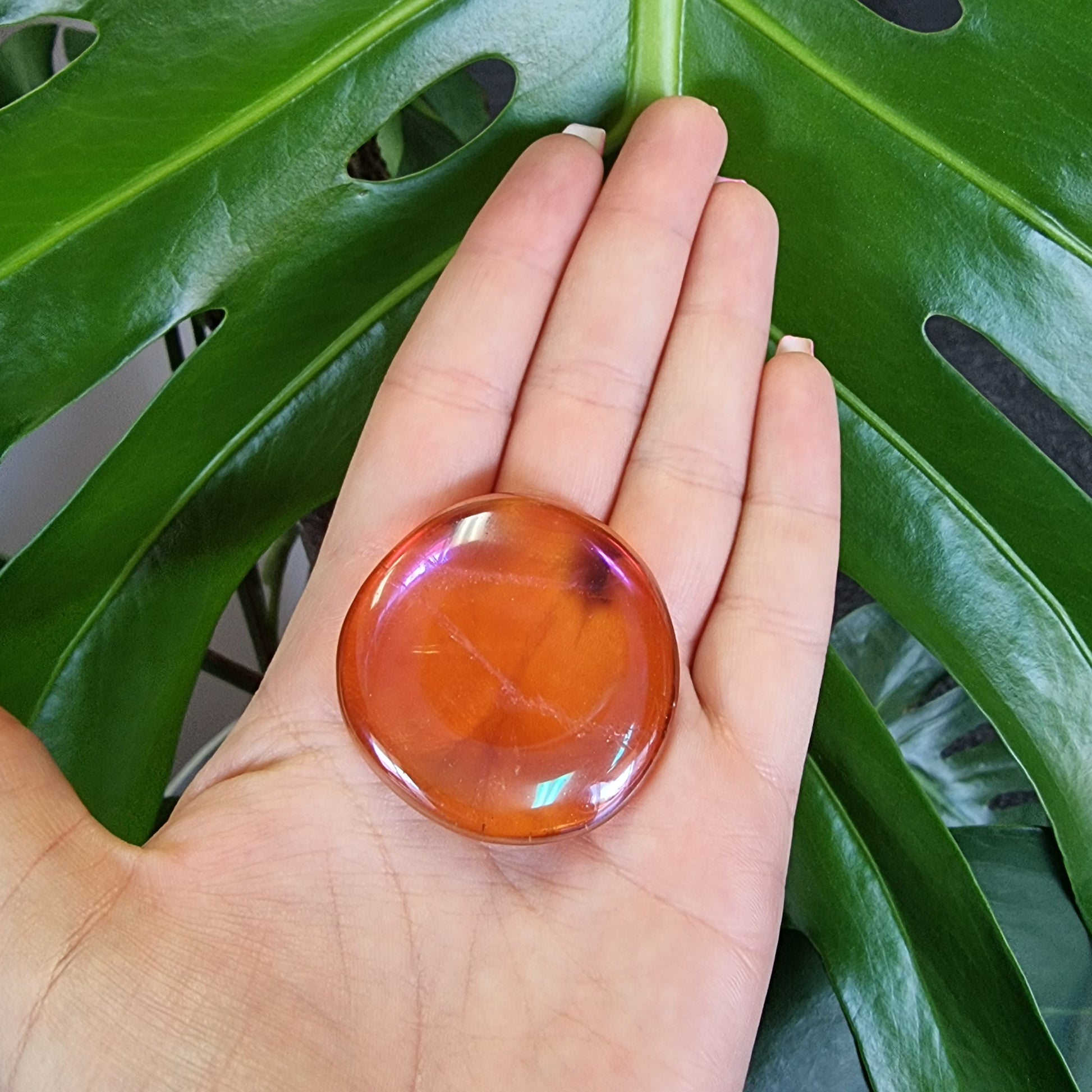 tangerine aura crystal sold at mind soul sync in australia